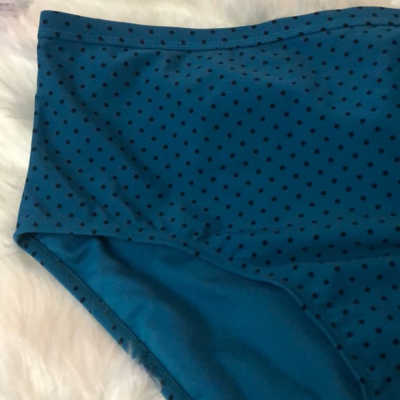 NWT Plus Size High Waist Swim Bikini Bottom - Picture 2 of 12